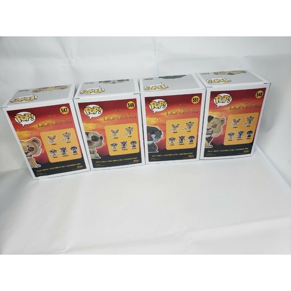 Lion King Funko Pop Bundle - Rafiki, Scar, Timon, Simba - Picture 5 of 10
